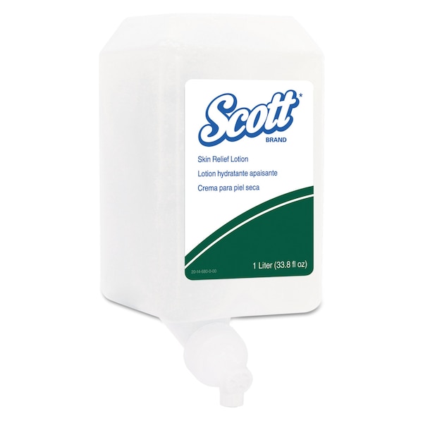 Scott Skin Relief Lotion, Fragrance Free, 1 L Bottle, PK6 KCC 35365CT